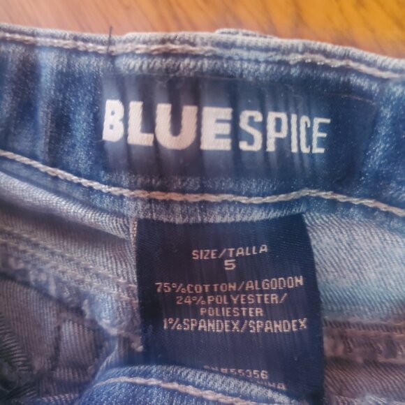 Blue Spice Girls distressed jeans - Picture 3 of 4